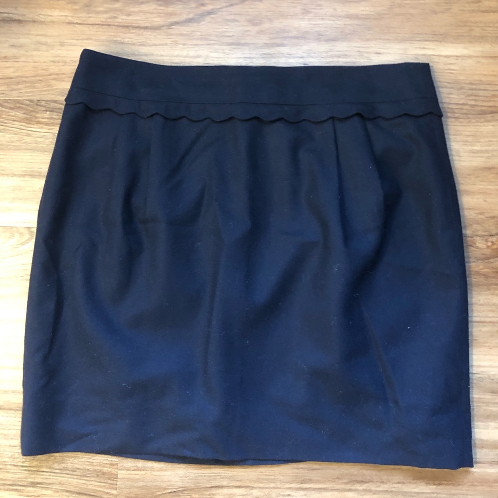 J Crew navy blue skirt